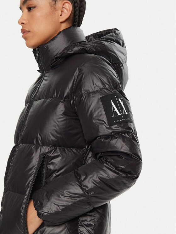 Armani Exchange Armani Exchange Pehelykabát XW000251 AF10860 UC001 Fekete Regular Fit