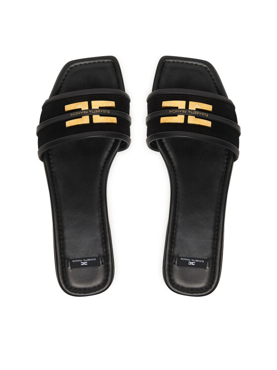 Elisabetta Franchi Elisabetta Franchi Klapki SA72L61E2 Czarny