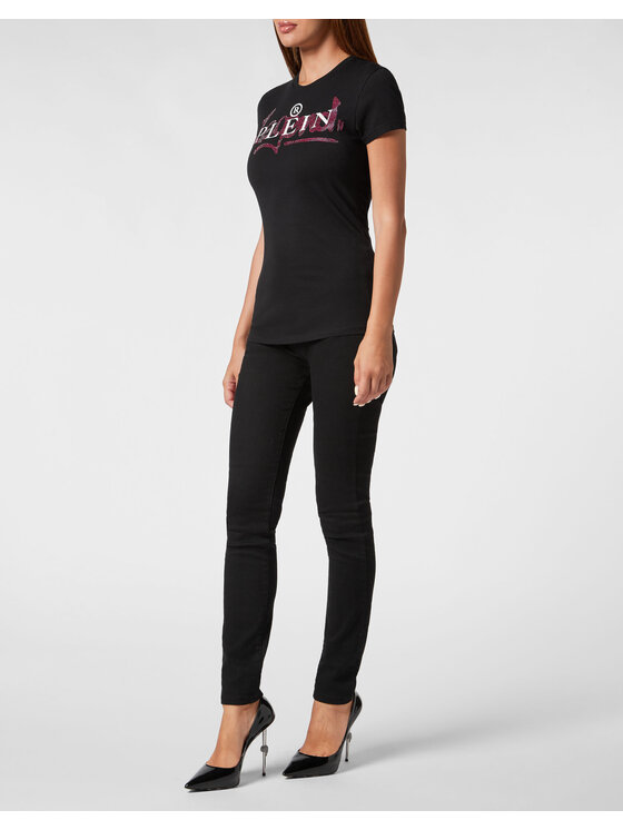 PHILIPP PLEIN PHILIPP PLEIN T-Shirt 4719 Różowy