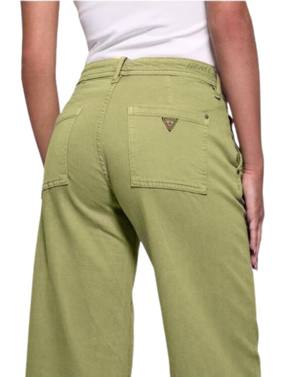Guess Jeans Guess Jeans Τζιν zoya wide leg Πράσινο Regular Fit