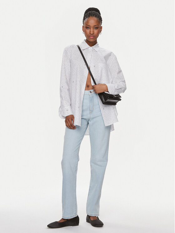 HUGO Hugo Košeľa Elodina 50509182 Biela Oversize
