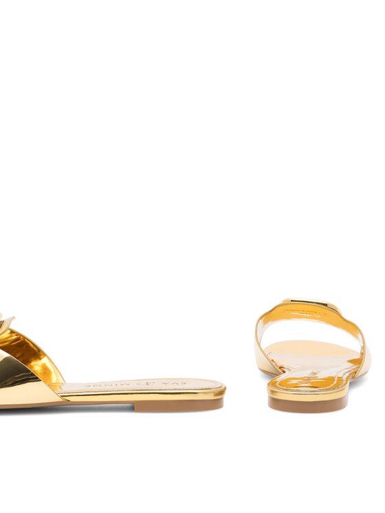 Eva Minge Eva Minge Pantoletten REGINE-SL2273-1 Goldfarben