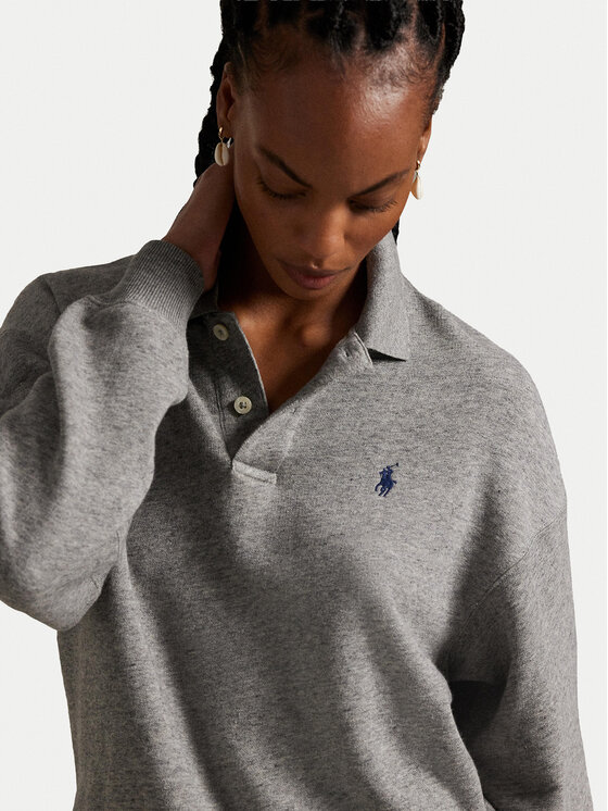 Polo Ralph Lauren Polo Ralph Lauren Суитшърт 211947966501 Сив Relaxed Fit