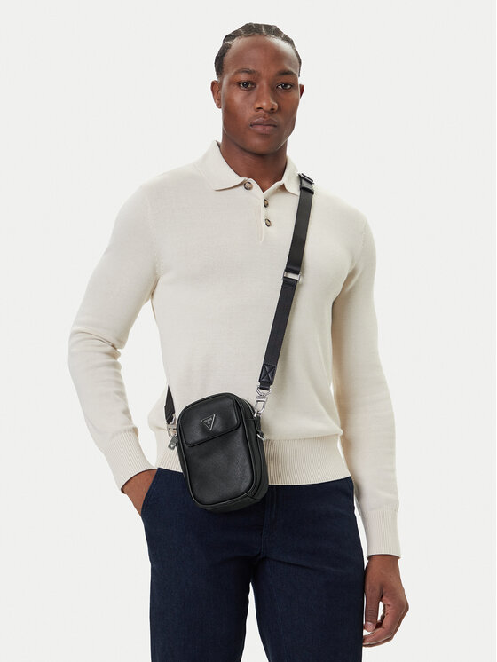 Guess Guess Torbica za okrog pasu HMMISA P5425 Črna