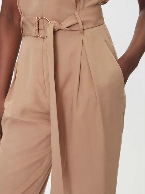 ACCESS FASHION ACCESS FASHION Kombinezon 53-5511-128 Beżowy Regular Fit