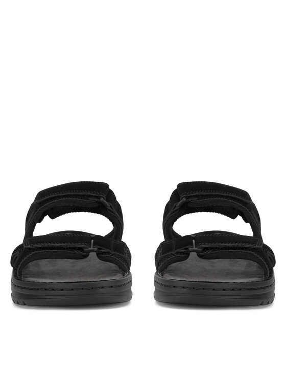 Lanetti Lanetti Sandalen TEREK-02 MBS Schwarz