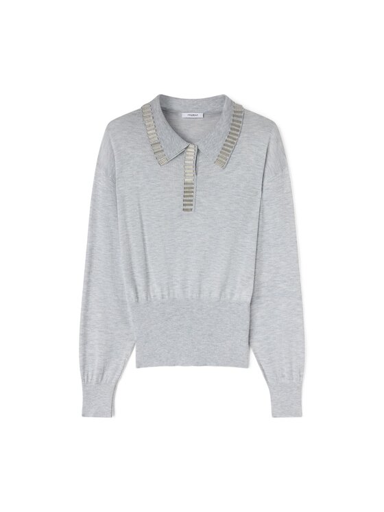 Motivi Motivi Maglione M431W004144N013 Grigio Regular Fit