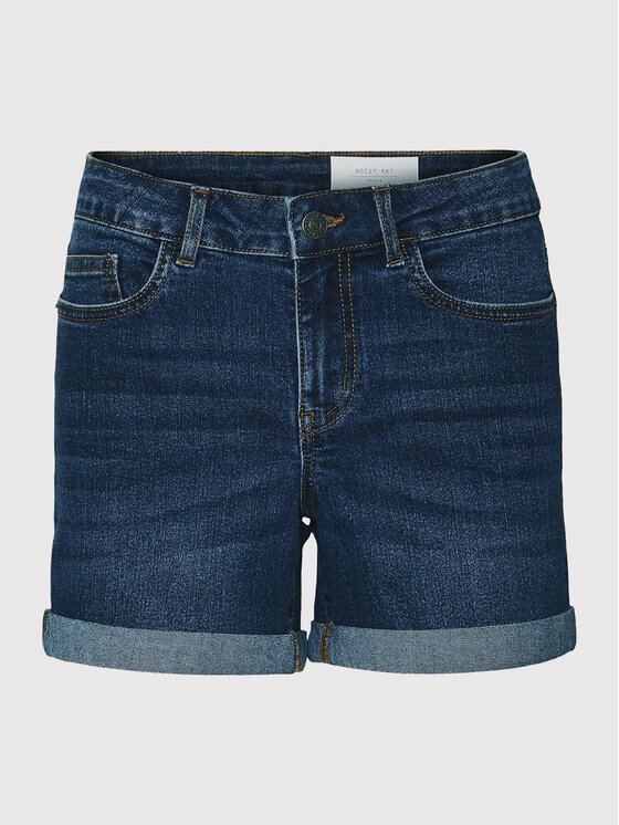 Noisy May Noisy May Pantaloni scurți de blugi Be Lucy 27019454 Bleumarin Slim Fit