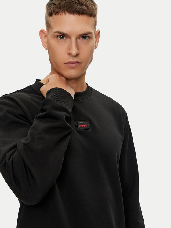 HUGO Hugo Mikina Diragol_Gel 50528174 Čierna Regular Fit