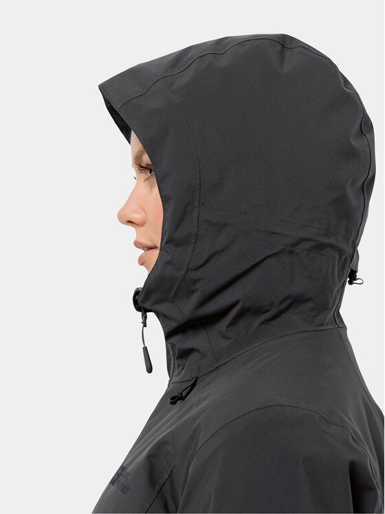 Jack Wolfskin Jack Wolfskin Geacă de iarnă Heidelstein Ins Jkt 1115681 Negru Regular Fit