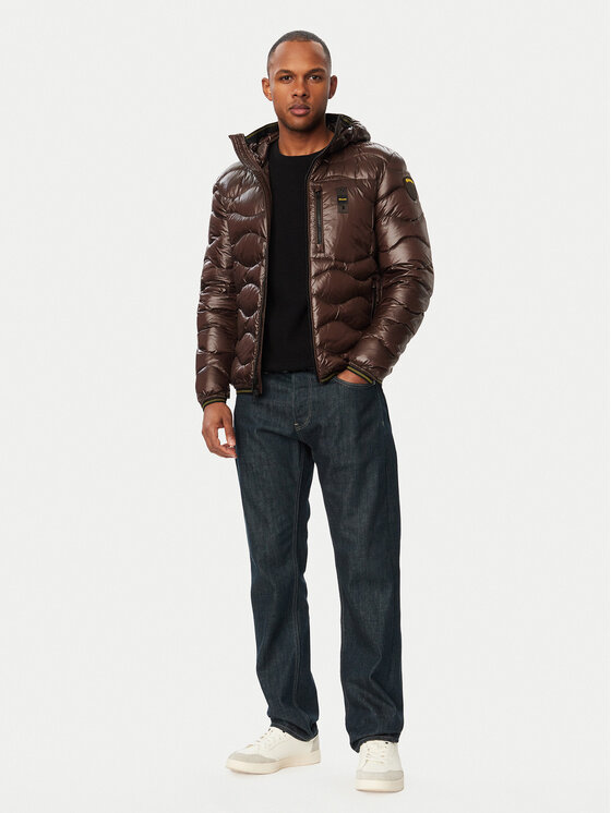 Blauer Blauer Пухено яке Wave 26WBLUC03064 Тъмнокафяв Regular Fit