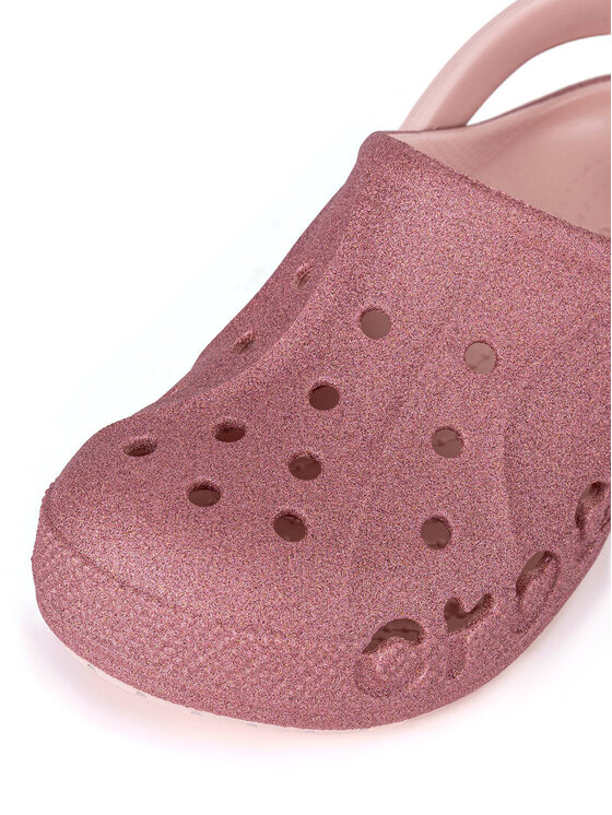 Crocs Crocs Natikače BAYA GLITTER CLOG KIDS 207015-6SR Ružičasta