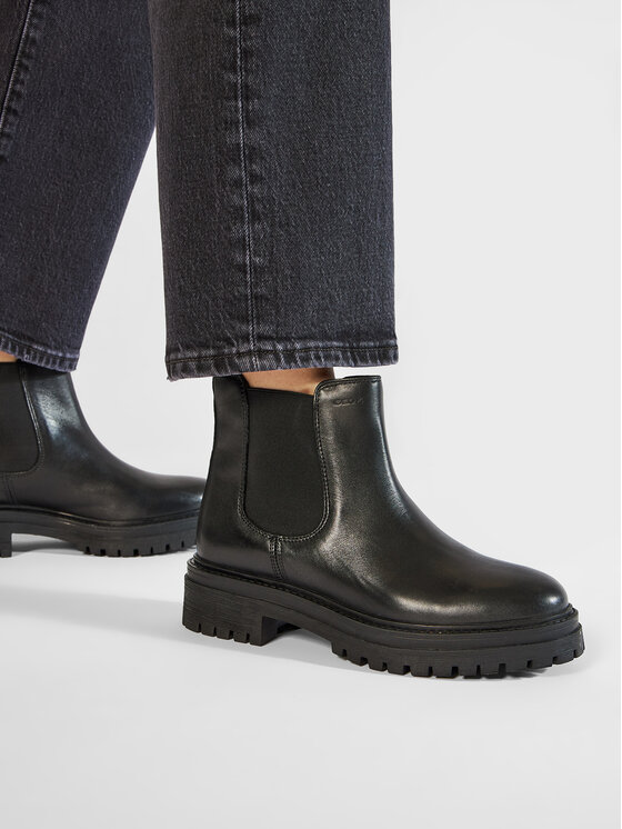Geox Ghete Jodhpur D Iridea B D04HRB 00043 C9999 Negru