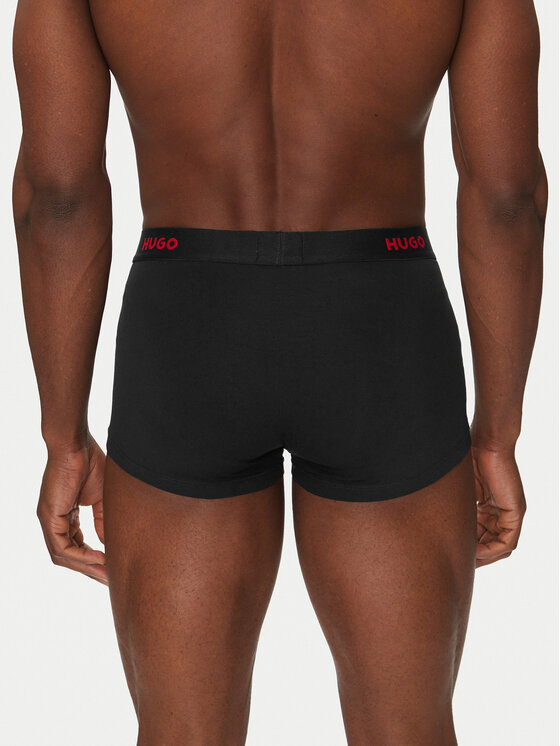 HUGO HUGO Set od 3 para bokserica Trunk Triplet Pack 50532611 Siva