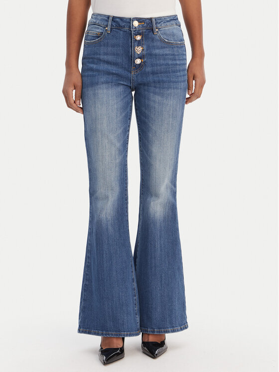 Fracomina Fracomina Džinsi FR26SVA012D40102 Zils Bootcut Fit