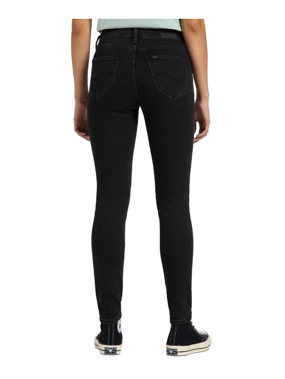 Lee Lee Jeansy L32SOZVT Czarny Slim Fit