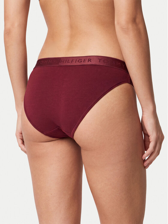 Tommy Hilfiger Tommy Hilfiger Klašične gaćice UW0UW06683 Tamno crvena