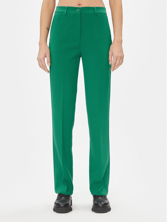 United Colors Of Benetton United Colors Of Benetton Hlače 49HHDF04E Zelena Regular Fit