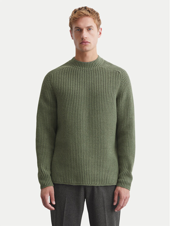 Marc O'Polo Marc O'Polo Džemper 429 6018 60318 Zelena Regular Fit