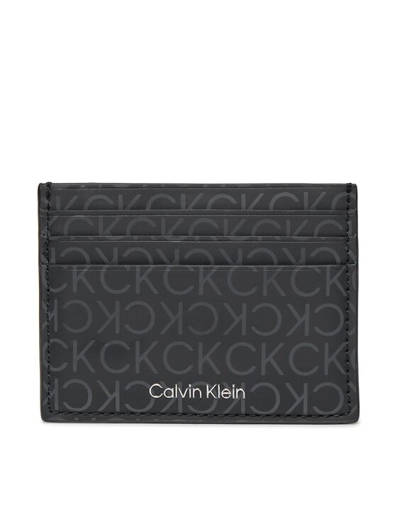 Etui pentru carduri Calvin Klein Rubberized Cardholder 6Cc K50K511256 Negru