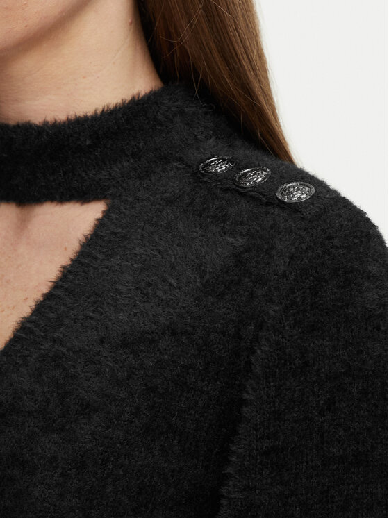 Guess Guess Пуловер W6BR74 Z1761 Черен Regular Fit