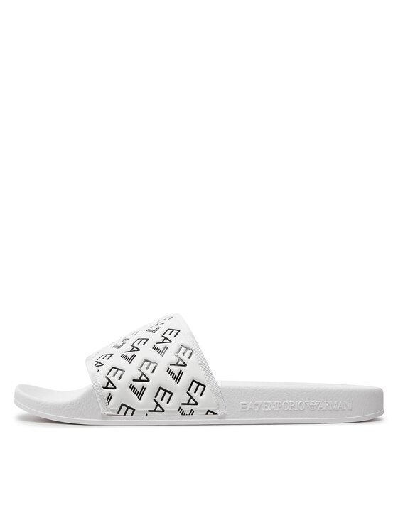EA7 Emporio Armani EA7 Emporio Armani Šľapky XCP010 XK340 Q306 Biela