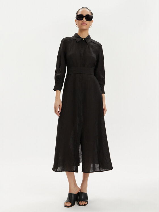 Marella Marella Vestito estivo Estasi 2413221094 Nero Regular Fit