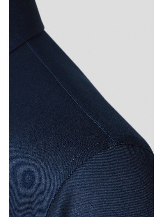 Lancerto Lancerto Koszula Koszula Damska Granatowa z Bawełną Arwen Oversize KO073224000064 Granatowy Oversize