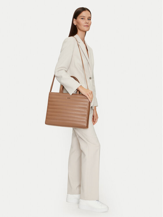 Buy Nine West INNES Monogram Patterned Tote Bag In Brown