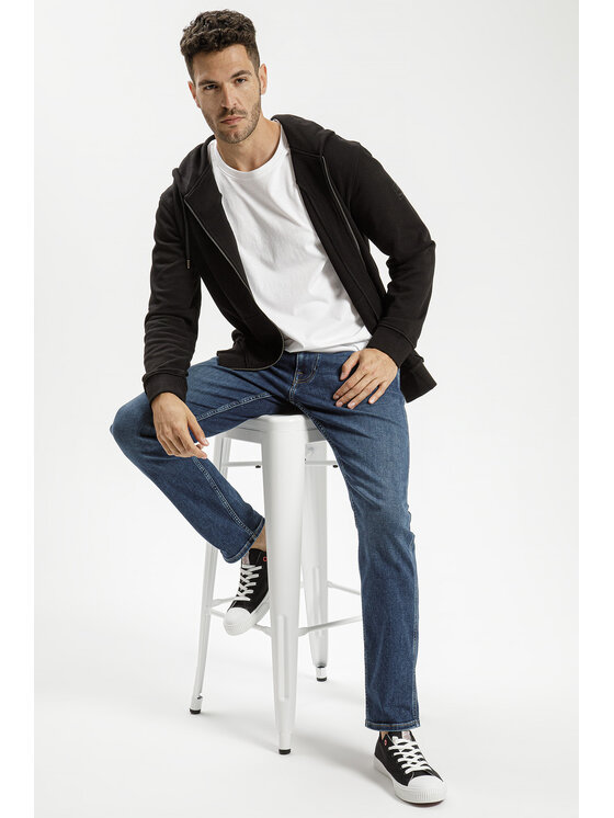 Cross Jeans Cross Jeans Jeansy C 132-083 Niebieski Straight Leg