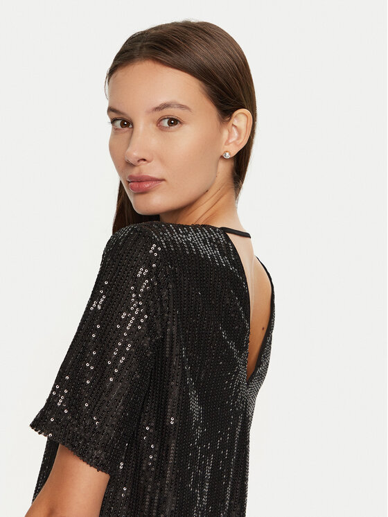 ONLY ONLY Bluză New Goldie 15336591 Negru Regular Fit