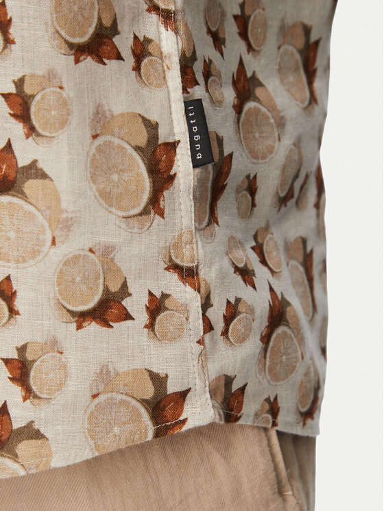 Bugatti Bugatti Hemd 9253-18908E Hellbeige Regular Fit