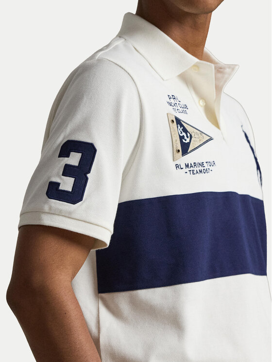 Polo Ralph Lauren Polo Ralph Lauren Polo 710B21925001 Κρεμ Regular Fit