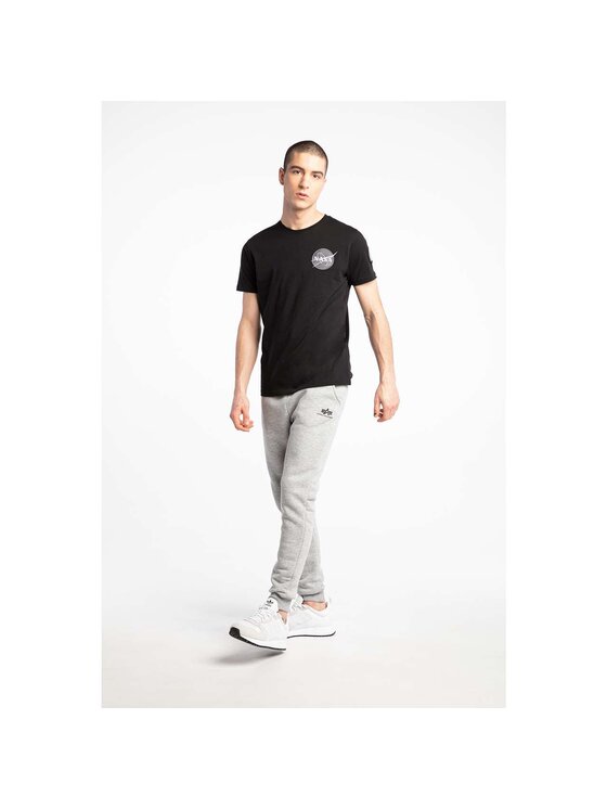 Alpha Industries Alpha Industries T-Shirt SPACE SHUTTLE T 03 Czarny Classic Fit