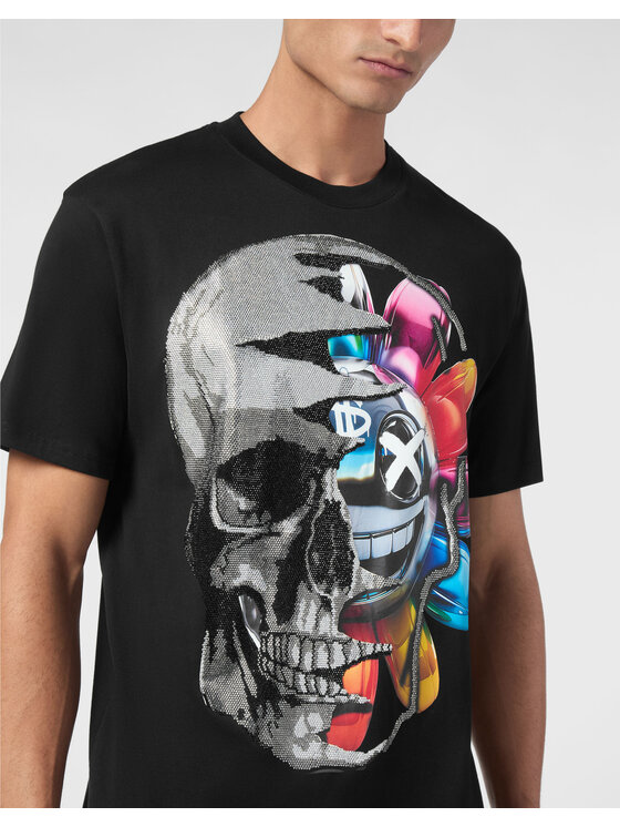PHILIPP PLEIN PHILIPP PLEIN T-Shirt 21191 Černá Regular Fit