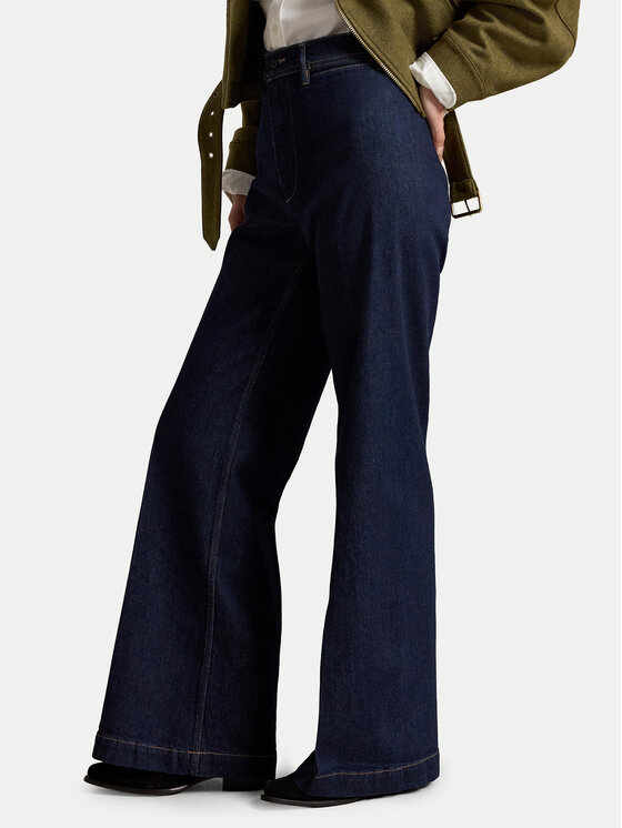 Polo Ralph Lauren Polo Ralph Lauren Дънки 211B17119001 Тъмносин Wide Leg
