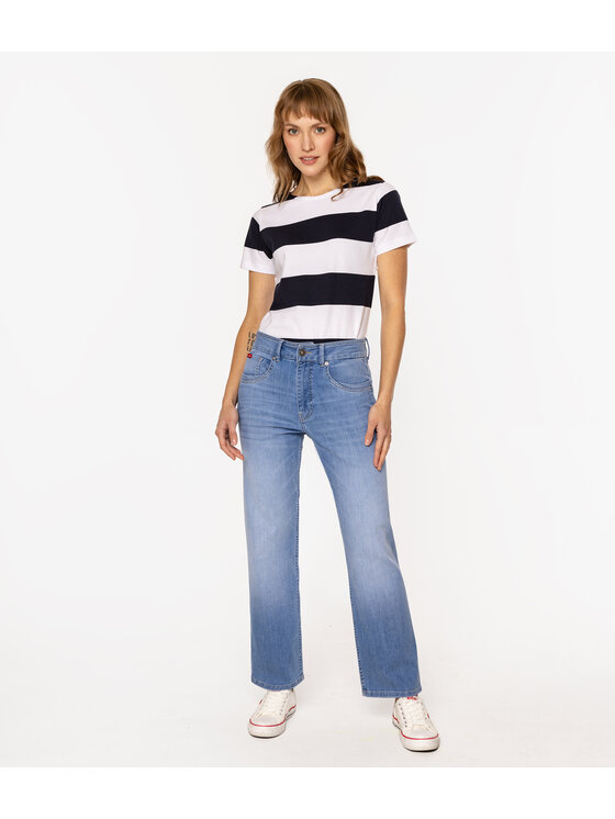 Lee Cooper Lee Cooper Jeansy SIMONA 2072 Niebieski Straight Leg