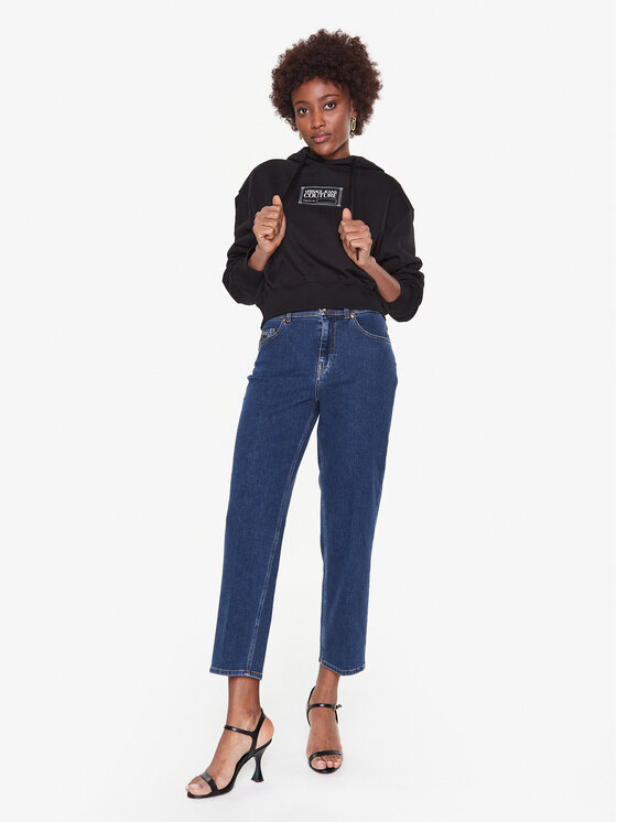 Versace Jeans Couture Versace Jeans Couture Суитшърт 73HAIT03vv Черен Regular Fit