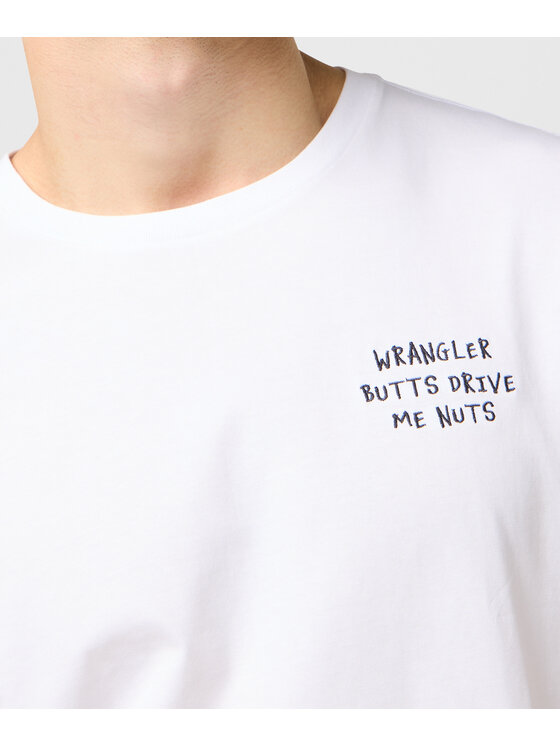 Wrangler Wrangler T-shirt 112371487 Bianco Regular Fit