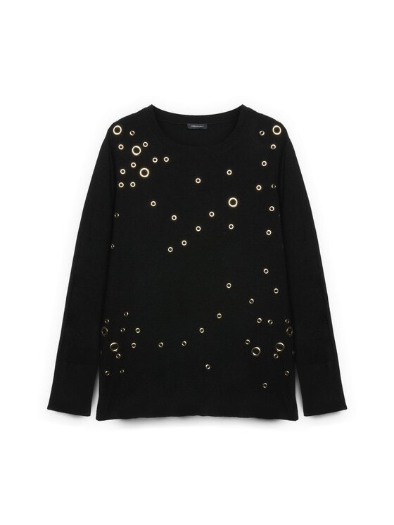 Fiorella Rubino Fiorella Rubino Maglione M250L008455N033 Nero Regular Fit