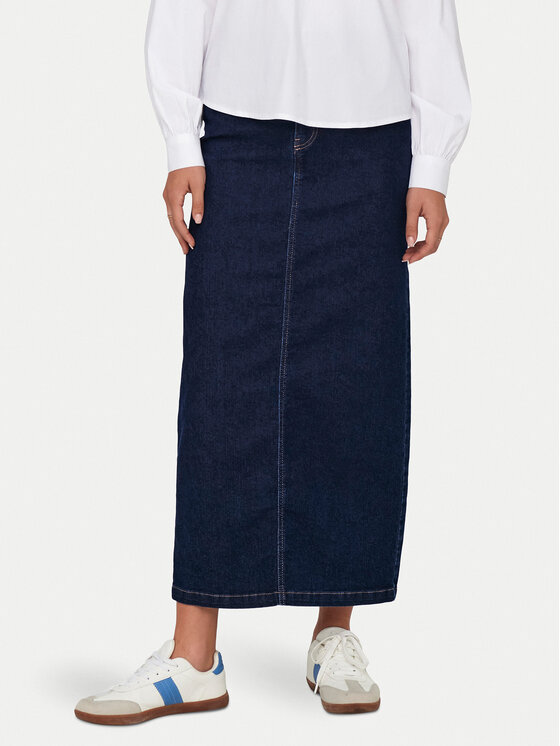 JDY Gonna di jeans Moon 15335465 Blu scuro Regular Fit, taglia : M