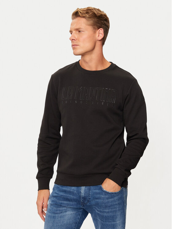 La Martina La Martina Longsleeve ZMF311 FP571 Μαύρο Regular Fit