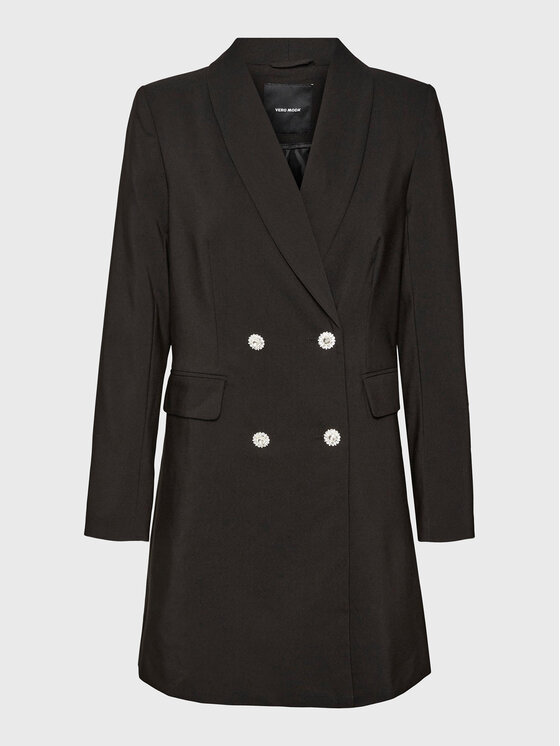 Vero Moda Vero Moda Kokteilinė suknelė Katerine 10277425 Juoda Loose Fit