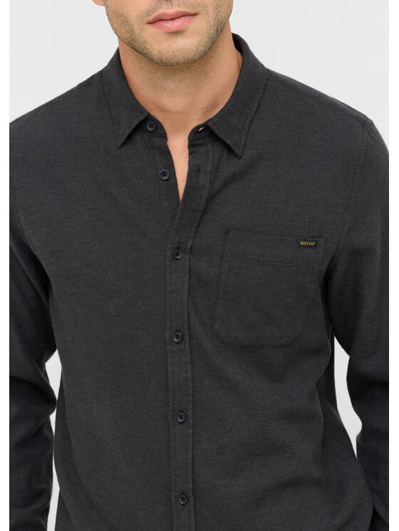 Mustang Mustang Camicia Style Eastbridge Nero Regular Fit