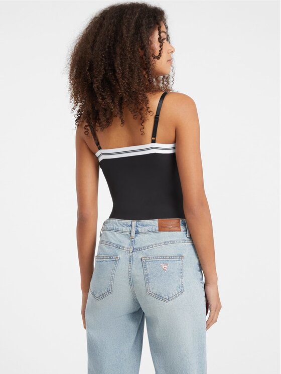 Guess Jeans Guess Jeans Top 178651 Črna Classic Fit