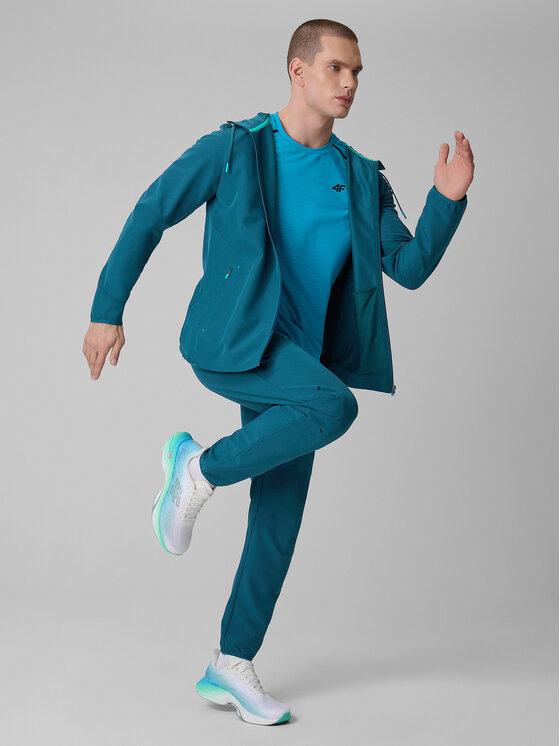 4F 4F Bluza TRAINING CLUB Granatowy Regular Fit