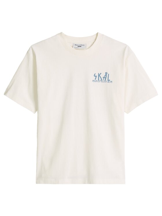 Marc O'Polo Denim Marc O'Polo Denim T-Shirt 31804 Biały Comfort Fit