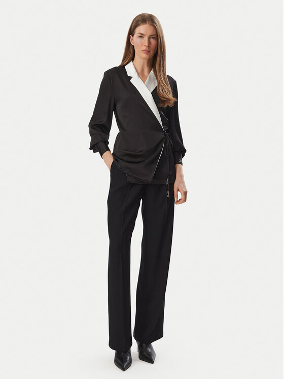 KARL LAGERFELD KARL LAGERFELD Μπλουζάκι B4W11016 Μαύρο Regular Fit