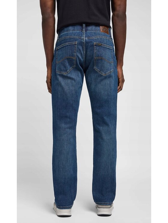 Lee Lee Jeansy Straight Fit MVP Extereme Motion Niebieski Tapered Fit