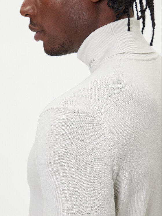 HUGO HUGO Rollkragenpullover San Thomas-M 50474174 Écru Regular Fit